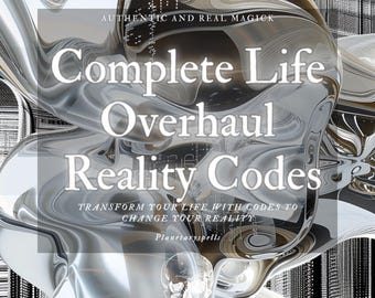 Complete Life Overhaul Reality Reprogramming Codes | Change the flow of your reality | Custom Grabovoi | Manifestation Codes