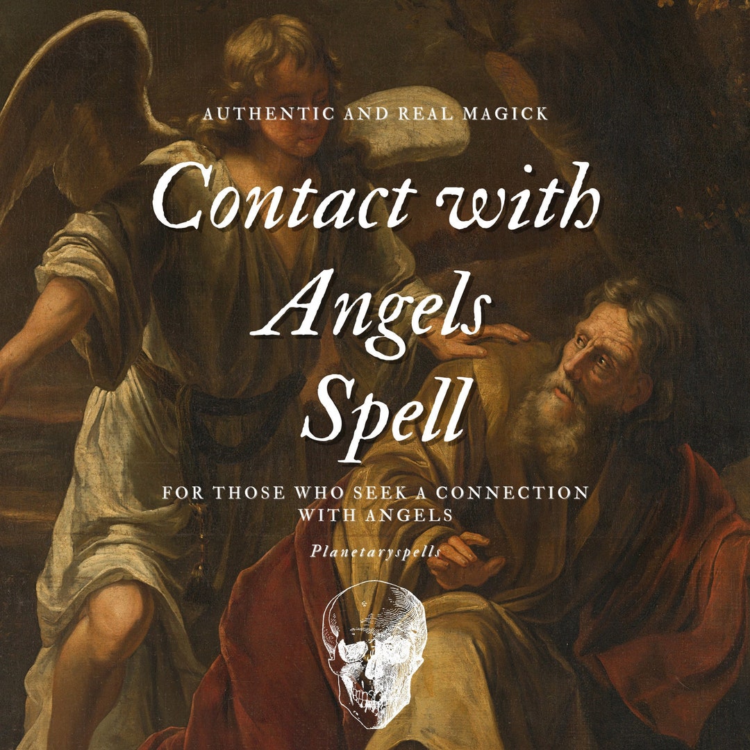 Contact With Angels Spell Angelic Energy Spell Angelic Evocation Spell Angel Spell Etsy