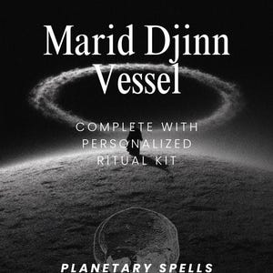 Marid Djinn Vessel | RARE Marid Djinn | Personal Genie Ring for any purpose