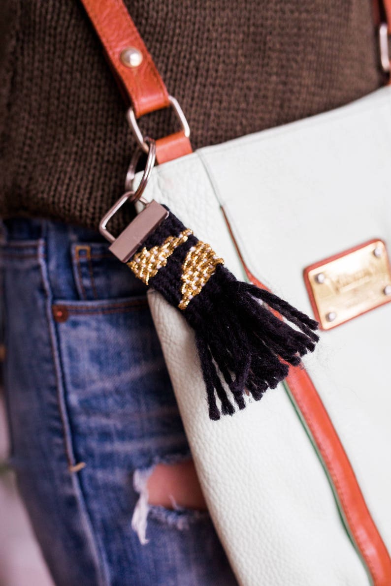 Woven Keychain Etsy
