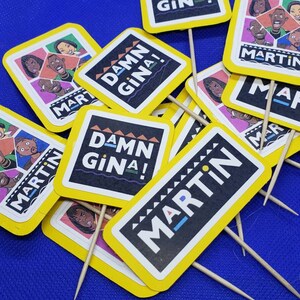 Martin Cupcake Toppers