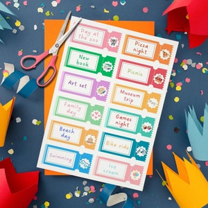 Kids Reward Coupons - Reward System - Editable Kids Reward Coupons - Printable -
