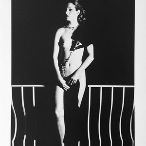 Helmut Newton - Capri at night, 1977 - cm 40x27 limited edition