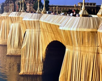 クリスト - 包まれたポンヌフ、パリ、1975-85年 - 限定版オフセット