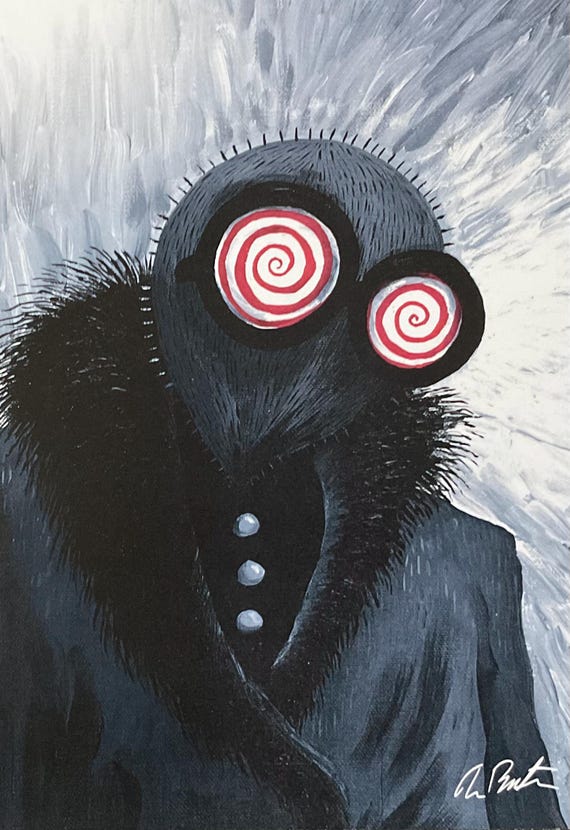 Tim Burton - Limited Edition Offset Lithograph, 30x21 Cm - Etsy