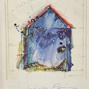 Giosetta Fioroni - Rare lithograph from 1978, 28x21 cm