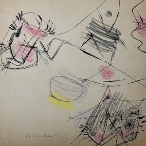 Guillaume Corneille “La belle passante” lithograph limited edition cm 52x37