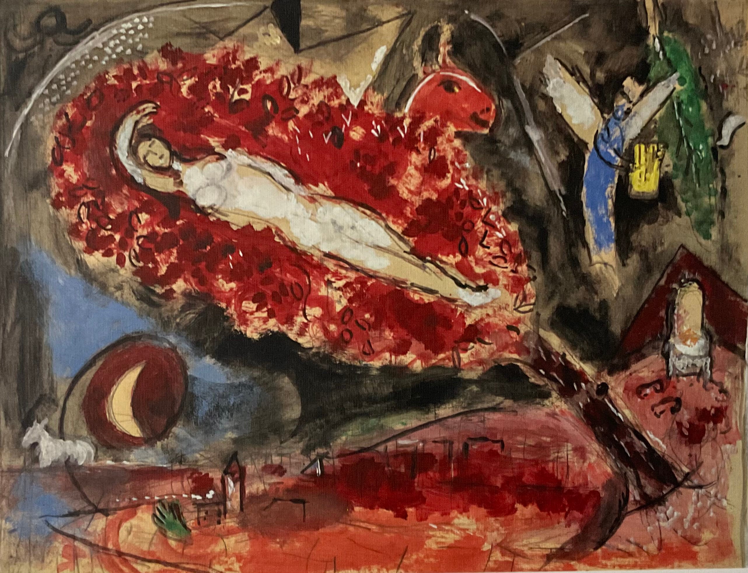 マルク・シャガール、「Le Cantique des Cantiques II」 Marc Chagall. Le Cantique des Cantiques II . 1957. The