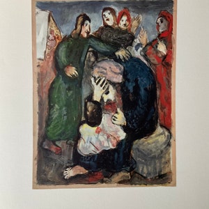 Marc Chagall - Lithograph from 1986, limited edition 52x37 cm, with certificate