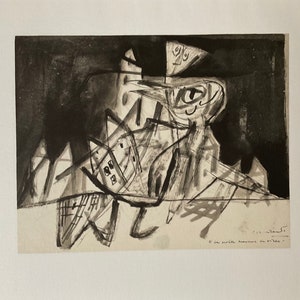Guillaume Corneille - The Power Through the Villas - Limited edition lithograph cm 52x37