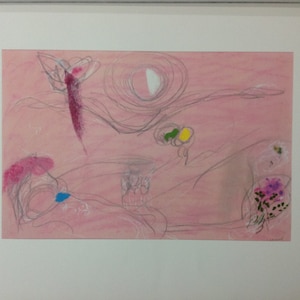 Marc Chagall, lithograph 52x37 cm limited edition with certificate