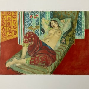 Henri Matisse - Lithographie limitierte Auflage 52x37 cm, mit Zertifikat