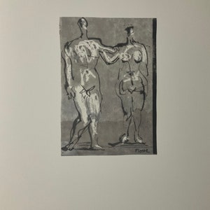 Henry Moore - lithograph cm 52x37 - limited edition, with certificate