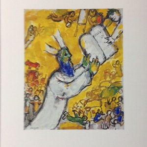 Marc Chagall - Lithograph, cm 52x37 with certificate, year 1986