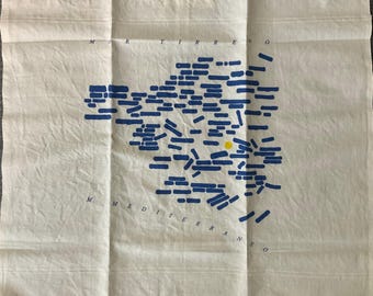 Emilio Isgrò - Mares de Sicilia - 55x48 cm, edición limitada