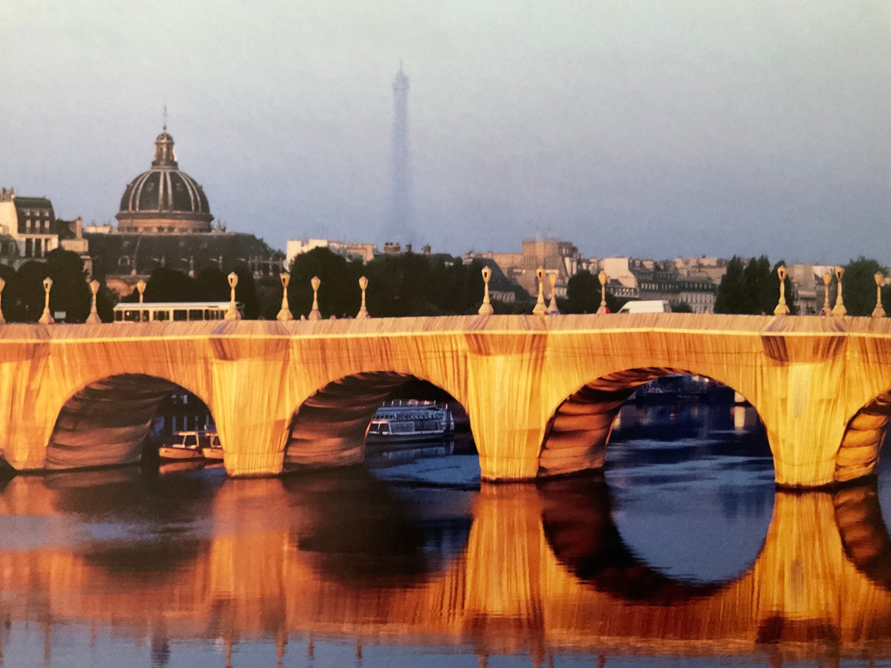 ユトリロ Pont Neuf Paris リトグラフ 限定197 フランス Christo and Jeanne-claude - Offset Lithograph 35x28 Cm - the Pont