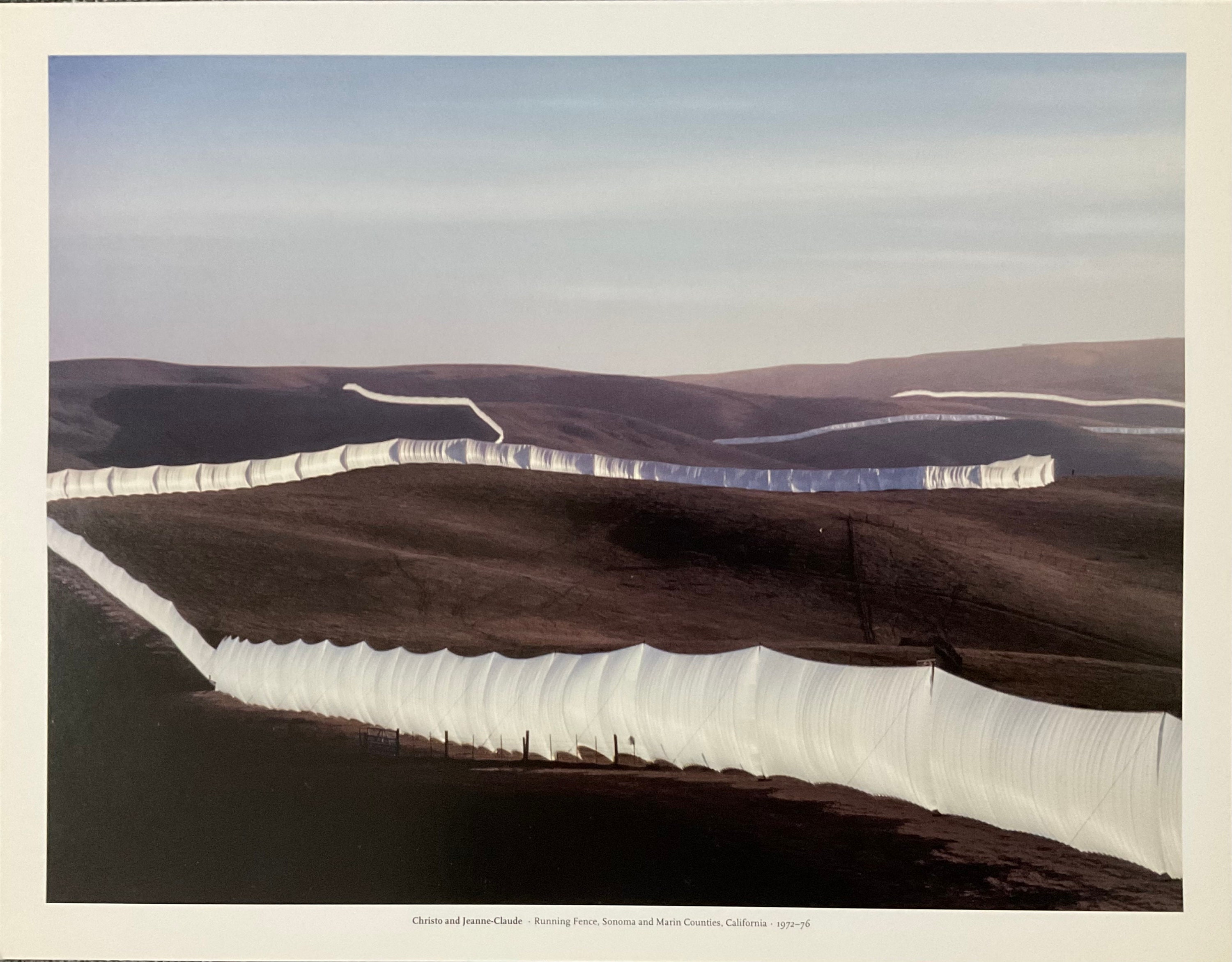 Christo and Jeanne-claude - Offset Lithograph 35x28 Cm - Running