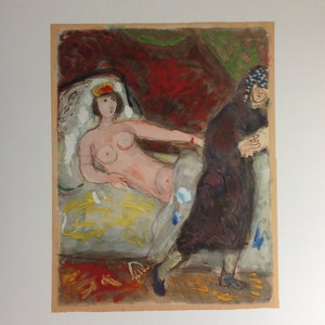 Marc Chagall - limited edition lithograph cm 52x37 with certificate