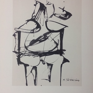 Willem De Kooning - Woman - Limited edition lithograph with certificate, cm 52x37