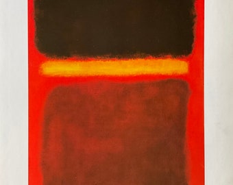 Mark Rothko - Untitled - limited edition offset lithograph, cm 36x28