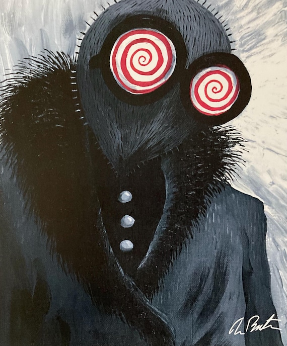 Tim Burton - Limited Edition Offset Lithograph, 30x21 Cm - Etsy