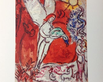 Marc Chagall - The Creation of Man - lithograph cm 52x37 with certificate