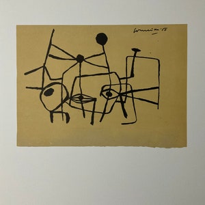 Guillaume Corneille - Dessin - Lithograph cm 52x37 limited edition