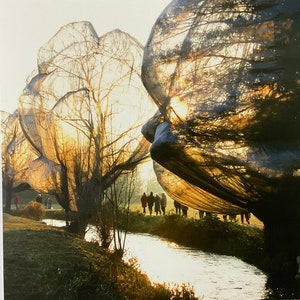 Christo and Jeanne Claude - Wrapped trees, Switzerland 1997-98 - cm 33x25 limited edition Taschen + piece of fabric