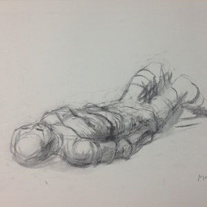 Henry Moore - Reclining figure: man - lithograph 52x37 cm - limited edition