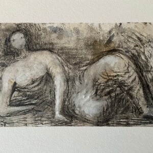 Henry Moore - Lithograph cm 52x37 with certificate