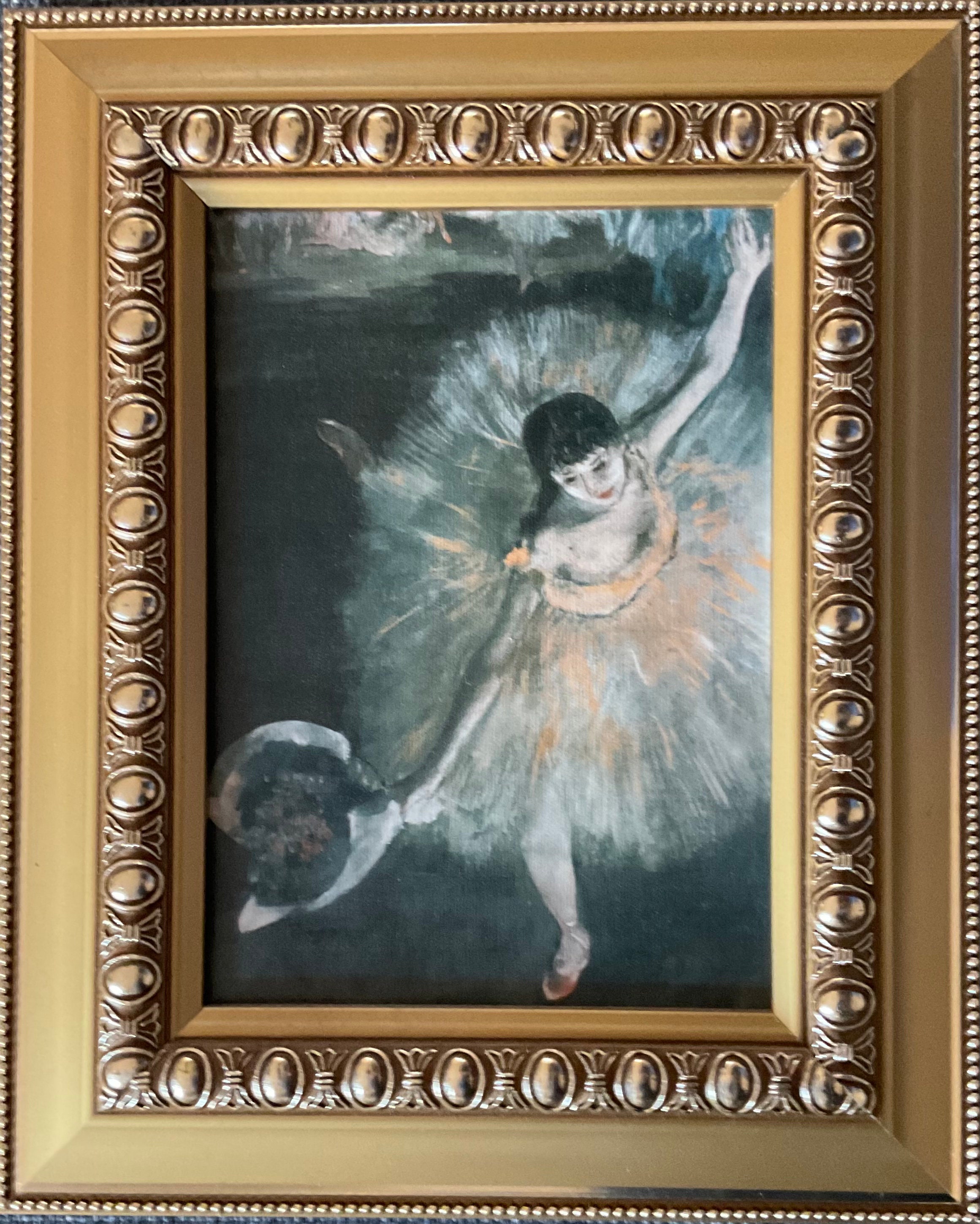 Edgar Degas、超希少画集より、新品額装付 Edgar Degas - Fin D'arabesque - 26x21 Cm With Frame - Etsy