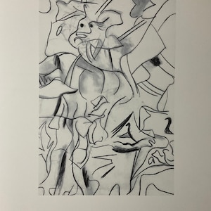 Willem De Kooning - Woman - lithograph cm 52x37, limited edition, with certificate