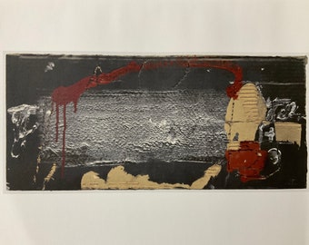 Antoni Tapies - Shoeprint - Lithograph 52x37 cm, limited edition
