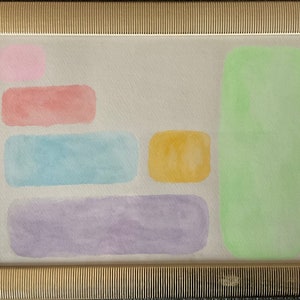Spiezia - Silenzio - Opera unica cm 34x26 - acquerello su carta, anno 2016
