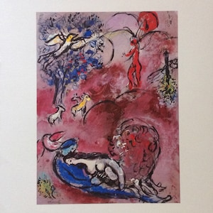 Marc Chagall - 1986, lithograph cm 52x37 limited edition, with certificate