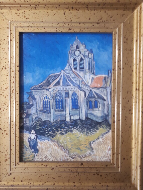 Vincent Van Gogh La Iglesia de Auvers-sur-Oise - Etsy España Vincent Van Gogh La Iglesia de Auvers-sur-Oise - Etsy España