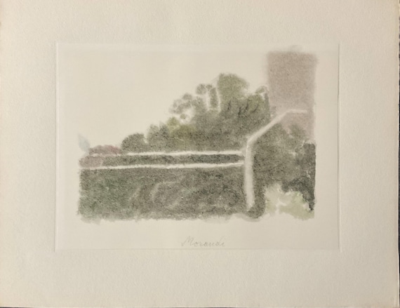 Giorgio Morandi - Landscape - Cm 48x37 Limited Edition - Etsy