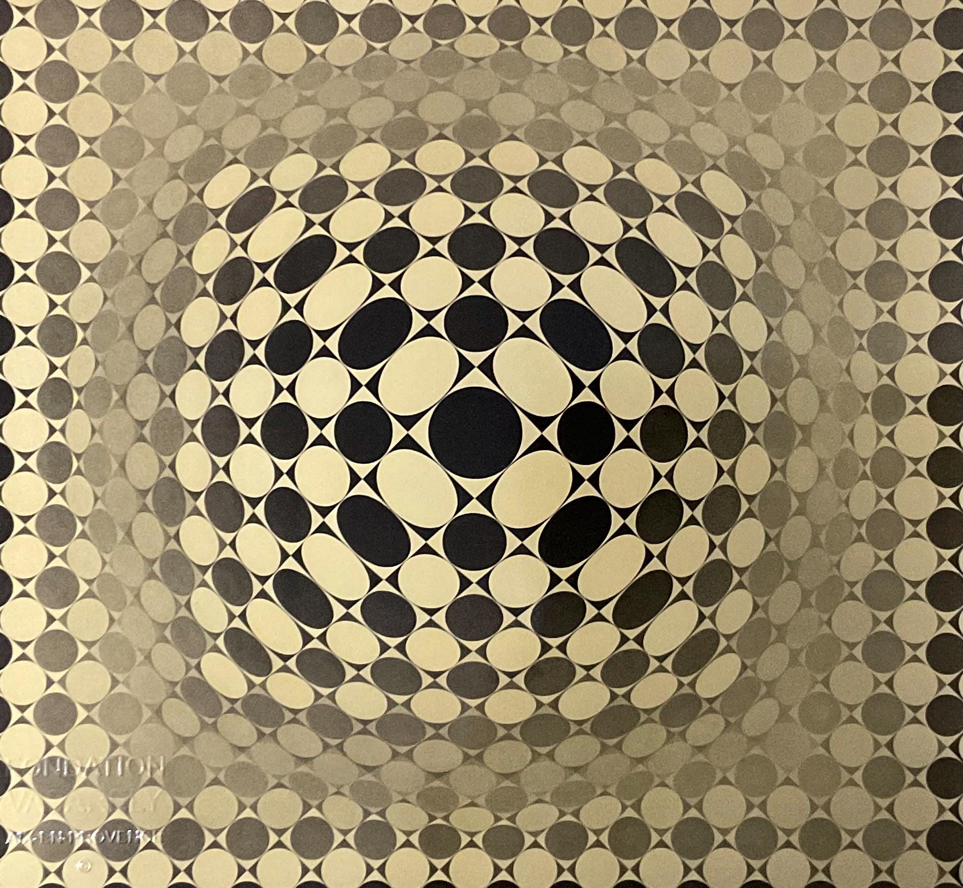 Victor Vasarely - Silkscreen With Foundation Stamp, Limited