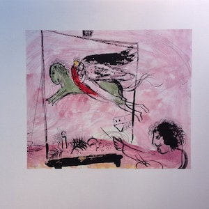 Marc Chagall - lithograph cm 52x37 limited edition, with certificate