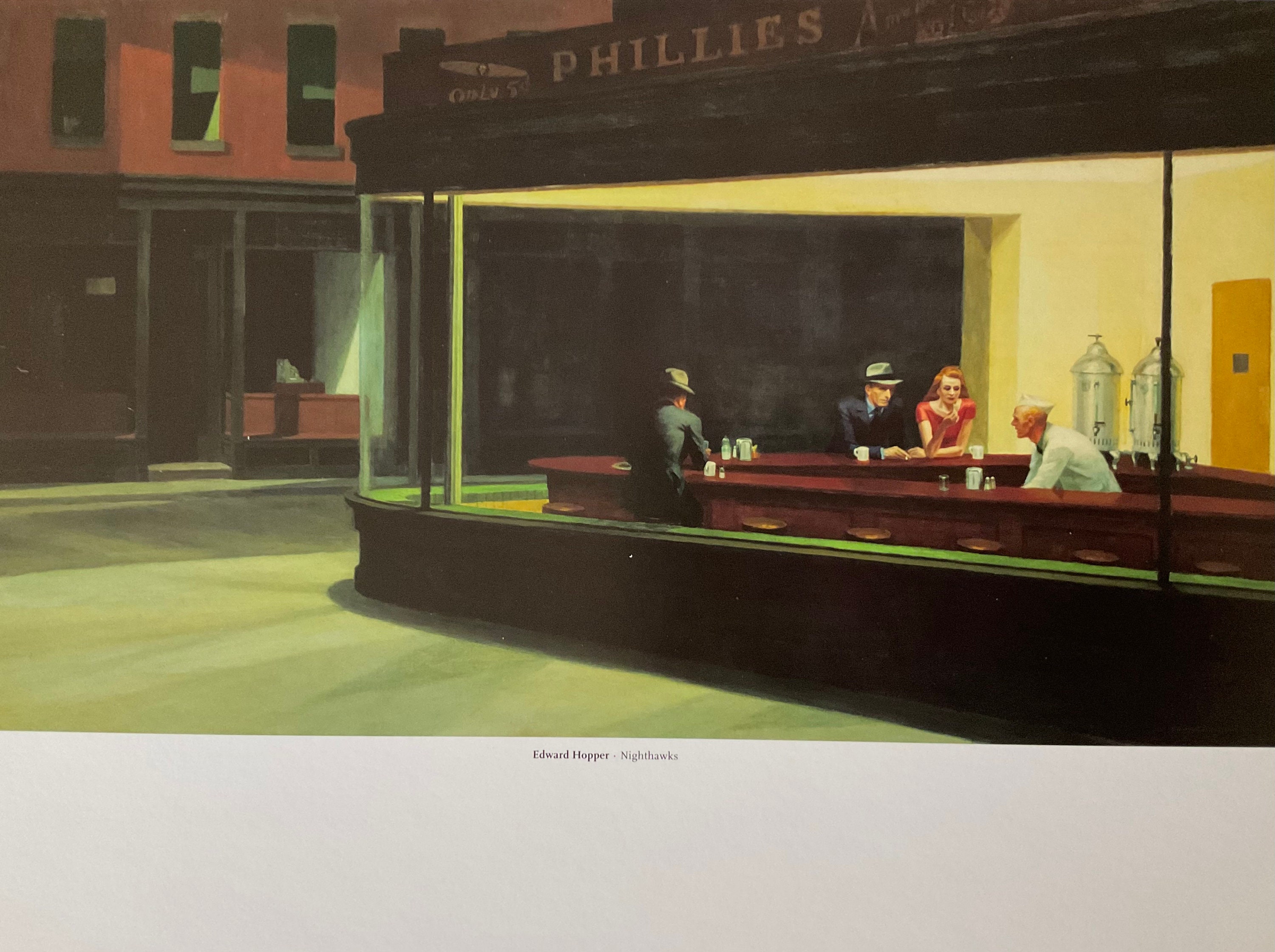 Edward Hopper - Nighthawks - Limited Edition Offset