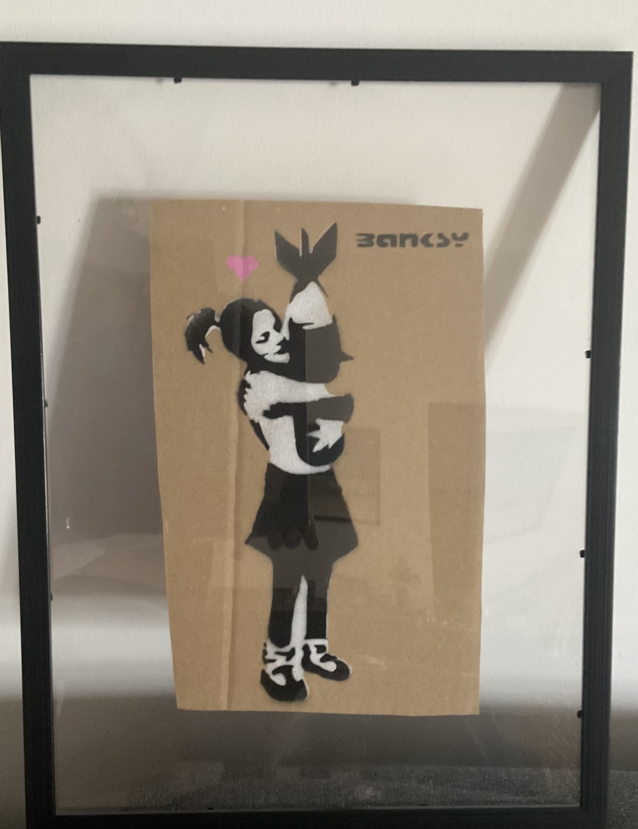 Banksy - Bomb Love - Etsy Finland