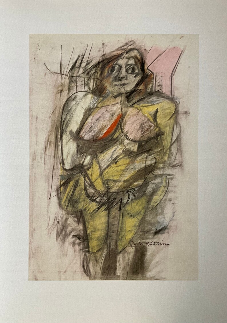 Willem De Kooning - Woman - Limited edition lithograph cm 52x37, Willem De Kooning - Woman - Limited edition lithograph cm 52x37,