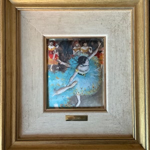 Edgar Degas - Dancer in pose - cm 34x31 with frame