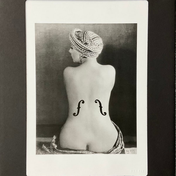 Man Ray « Le violon d’Ingres » - Photolithographie édition limitée 42x32 cm, Magnum Photos