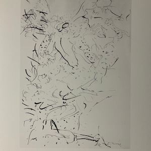 Willem De Kooning - Sin título - Litografía edición limitada 52x37 cm, con certificado