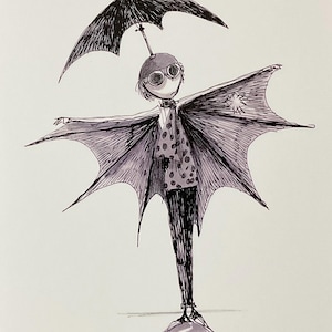 Original autograph tim burton - Etsy 日本