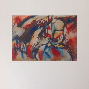 Wassily Kandinsky - Lithographie limitierte Auflage 52x37 cm mit Zertifikat