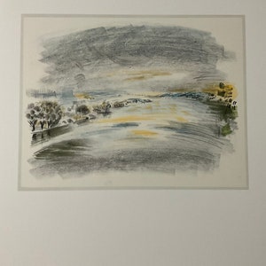 Andrè Masson - La crue - Lithograph cm 52x37 limited edition with certificate