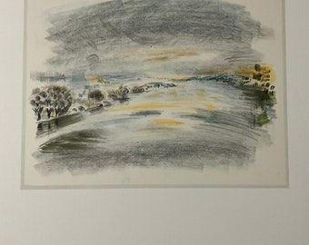 Andrè Masson - La crue - Litografía 52x37 cm edición limitada con certificado