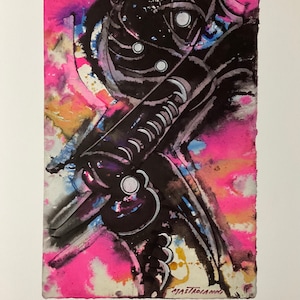 Umberto Mastroianni - Die große Ablehnung von Celestine V - Seltene Lithografie in limitierter Auflage 52x37 cm